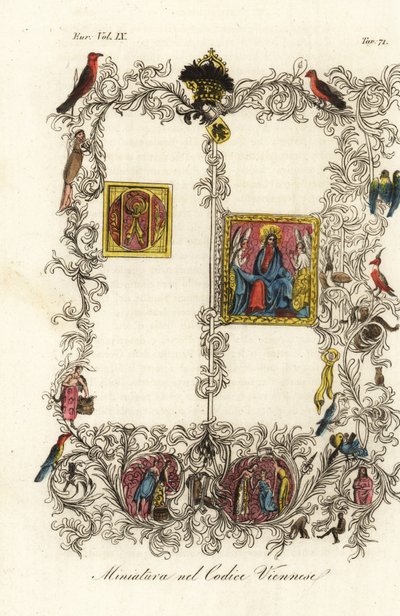 Prima pagina del famoso Codice di Vienna della Bolla d