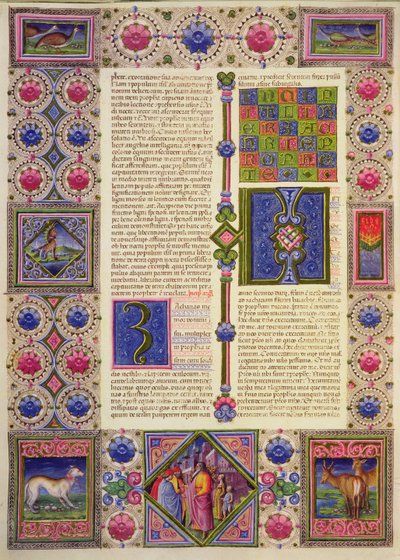 Libro del profeta Zaccaria, dalla Bibbia di Borso d