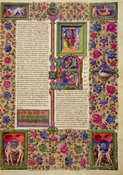 Primo Libro dei Re, dalla Bibbia di Borso d