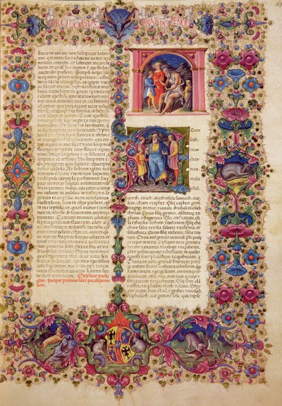 Primo Libro delle Cronache, dalla Bibbia di Borso d