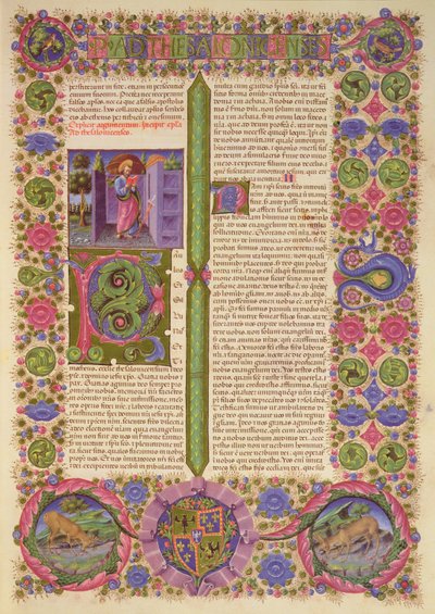Lettera di San Paolo ai Tessalonicesi, dalla Bibbia di Borso d