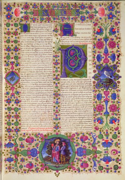Seconda Lettera di San Paolo ai Tessalonicesi, dalla Bibbia di Borso d
