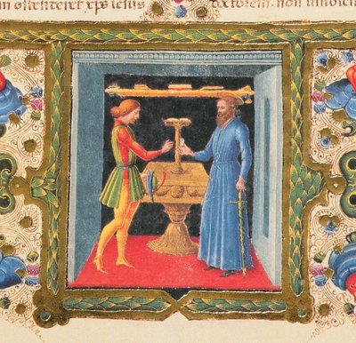 Lettera di San Paolo a Timoteo, dalla Bibbia di Borso d