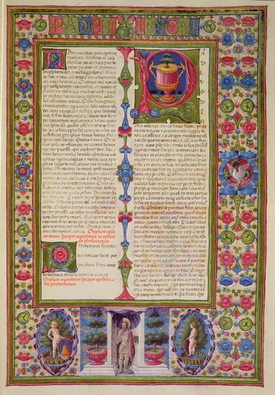 Lettera di San Paolo a Filemone, dalla Bibbia di Borso d