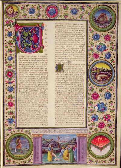 Libro del profeta Gioele, dalla Bibbia di Borso d
