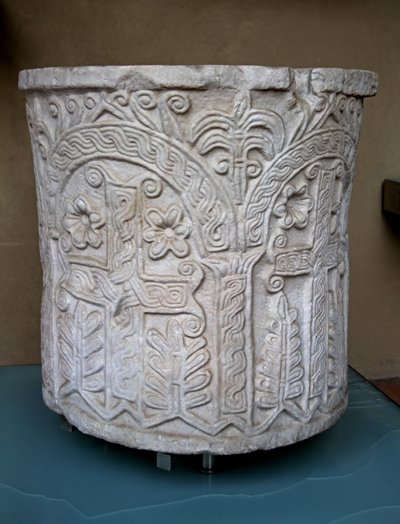 Fonte, originariamente dalla chiesa di Sant