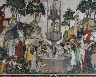 Fontana della Giovinezza (dettaglio) da Italian School