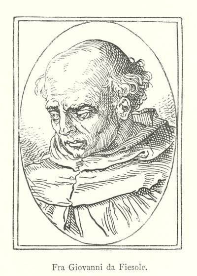 Fra Giovanni da Fiesole (incisione) da Italian School