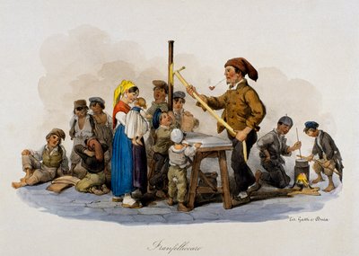Franfellicaro (produttore e venditore di caramelle dure), Italia da Italian School