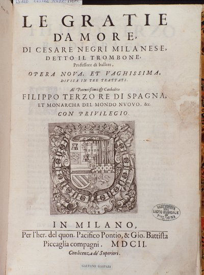 Frontespizio di Le Gratie d