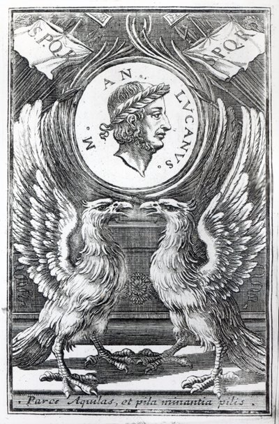 Frontespizio della Farsaglia di Lucano, edizione pubblicata nel 1663 da Italian School