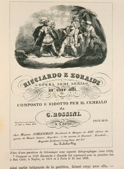 Frontespizio di una riduzione per clavicembalo di 