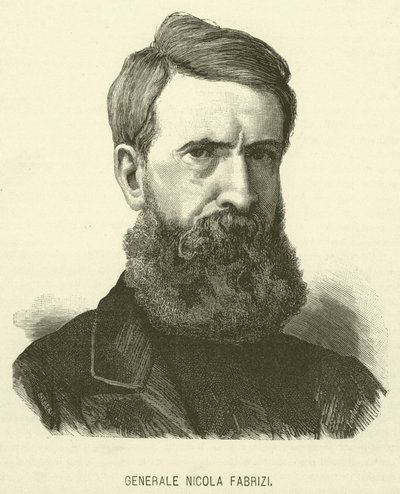Generale Nicola Fabrizi (incisione) da Italian School