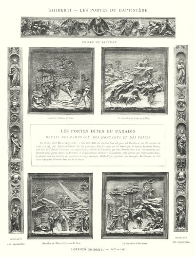 Ghiberti, le porte del Battistero, Lorenzo Ghiberti da Italian School