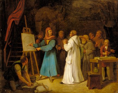 Giotto che dimostra l