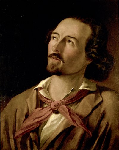 Goffredo Mameli, poeta e patriota del Risorgimento Italiano. Dipinto anonimo del XIX secolo. Museo del Risorgimento Milano da Italian School