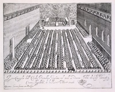 Gran Consiglio della Repubblica Veneziana in sessione, 1876 da Italian School