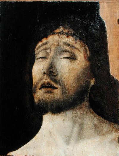 Testa del Cristo morto da Italian School