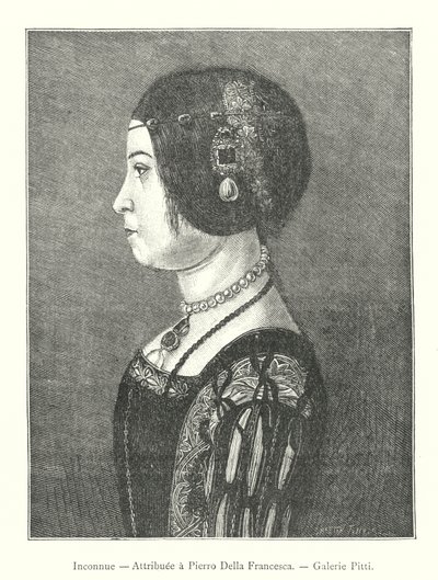 Sconosciuto, attribuito a Piero della Francesca, Galleria Pitti da Italian School