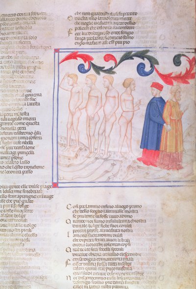 Geri del Bello nel Cerchio dei Falsari, dalla Divina Commedia di Dante Alighieri da Italian School
