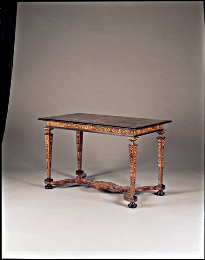 Tavolo intarsiato, Roma, c.1730 da Italian School