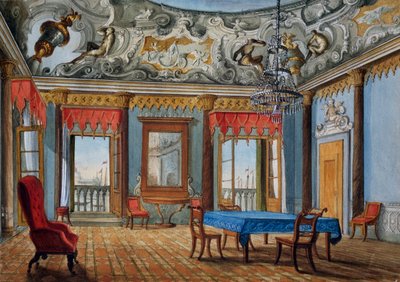 Interno di un palazzo veneziano da Italian School