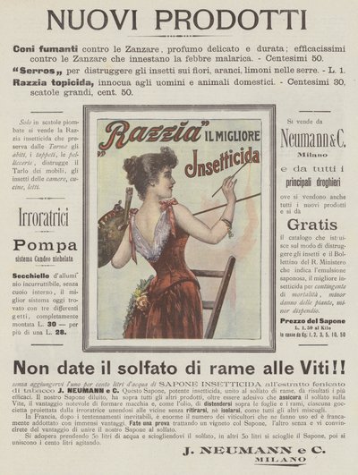 J Neumann e C (litografia a colori) da Italian School