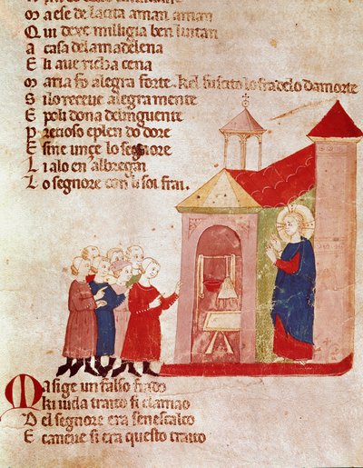 Gesù da Maria Maddalena Miniatura tratta da 