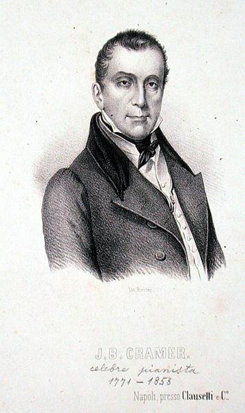 Johann Baptist Cramer (1771-1858) inciso da Richter da Italian School