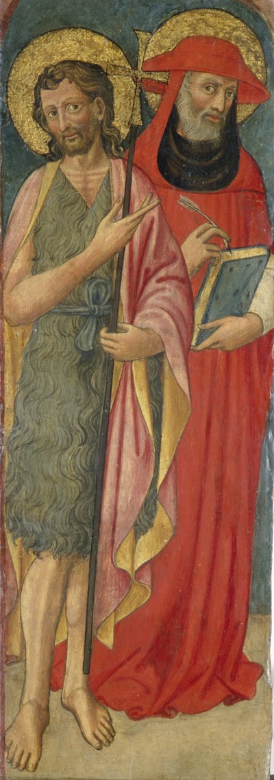 San Giovanni Battista e San Girolamo, c.1430 da Italian School