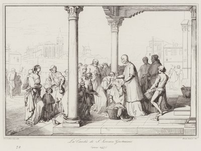 La Carità di San Lorenzo Giustiniani da Italian School