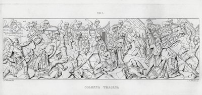 La Colonna Traiana da Italian School