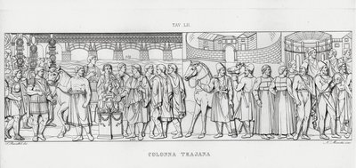 La Colonna Traiana da Italian School