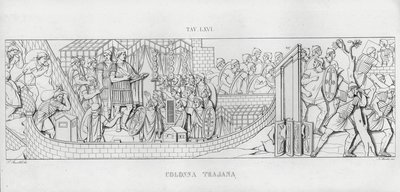 La Colonna Traiana da Italian School