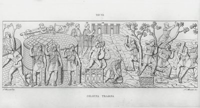 La Colonna Traiana da Italian School