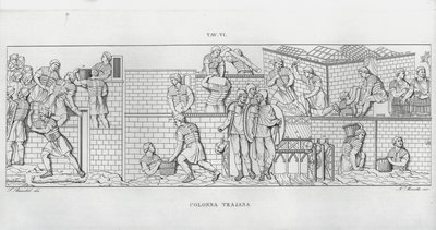 La Colonna Traiana da Italian School