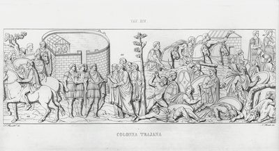 La Colonna Traiana (incisione) da Italian School
