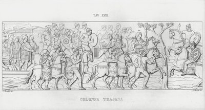 La Colonna Traiana (incisione) da Italian School