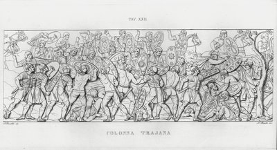 La Colonna Traiana (incisione) da Italian School