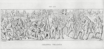 La Colonna Traiana (incisione) da Italian School