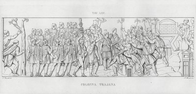 La Colonna Traiana (incisione) da Italian School