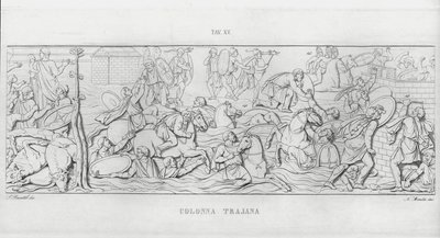 La Colonna Traiana da Italian School