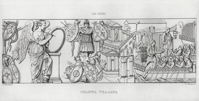 La Colonna Traiana da Italian School