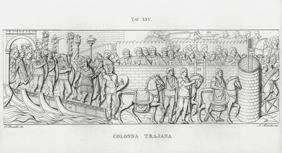 La Colonna Traiana da Italian School
