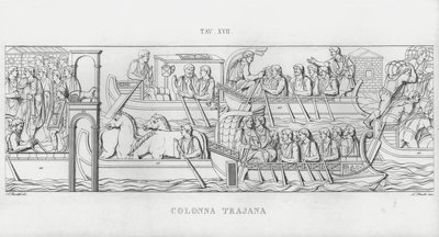 La Colonna Traiana da Italian School