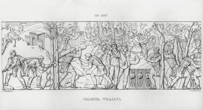 La Colonna Traiana da Italian School