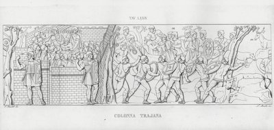 La Colonna Traiana da Italian School