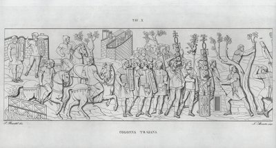 La Colonna Traiana da Italian School