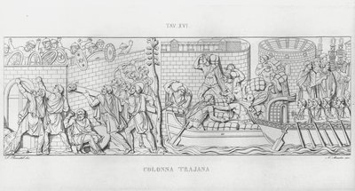 La Colonna Traiana da Italian School