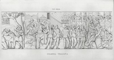 La Colonna Traiana da Italian School